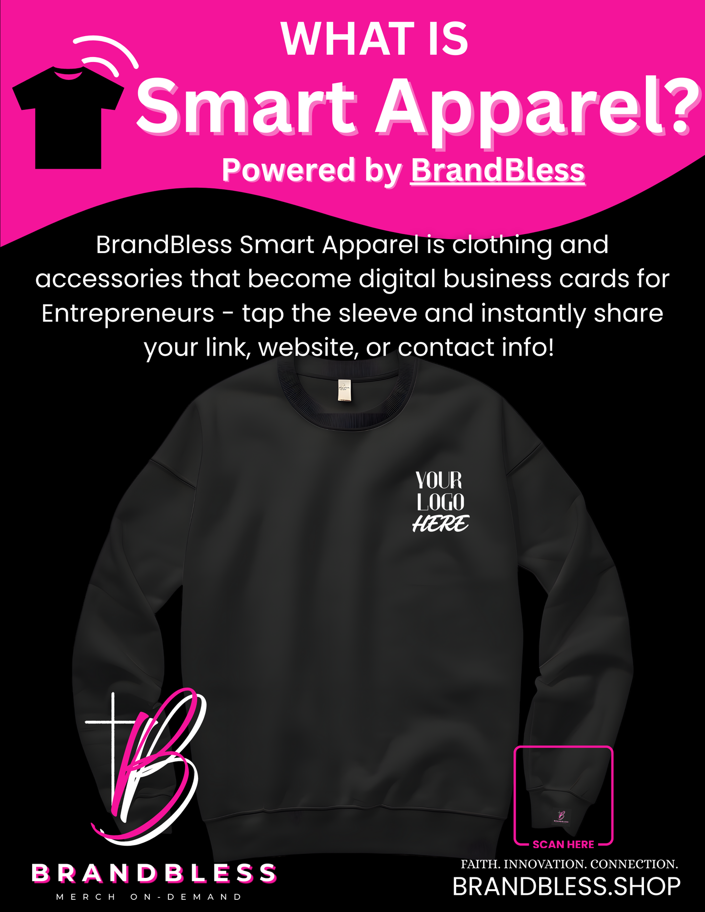 “Smart" Sweatshirt powered by BrandBless