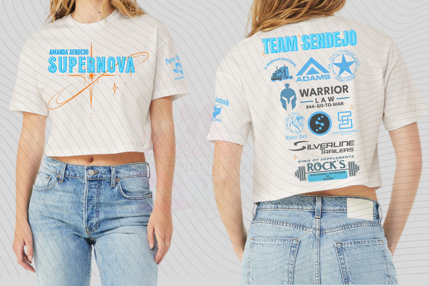 OFFICIAL Amanda Sendejo "Super Nova" Crop Top
