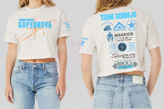 OFFICIAL Amanda Sendejo "Super Nova" Crop Top